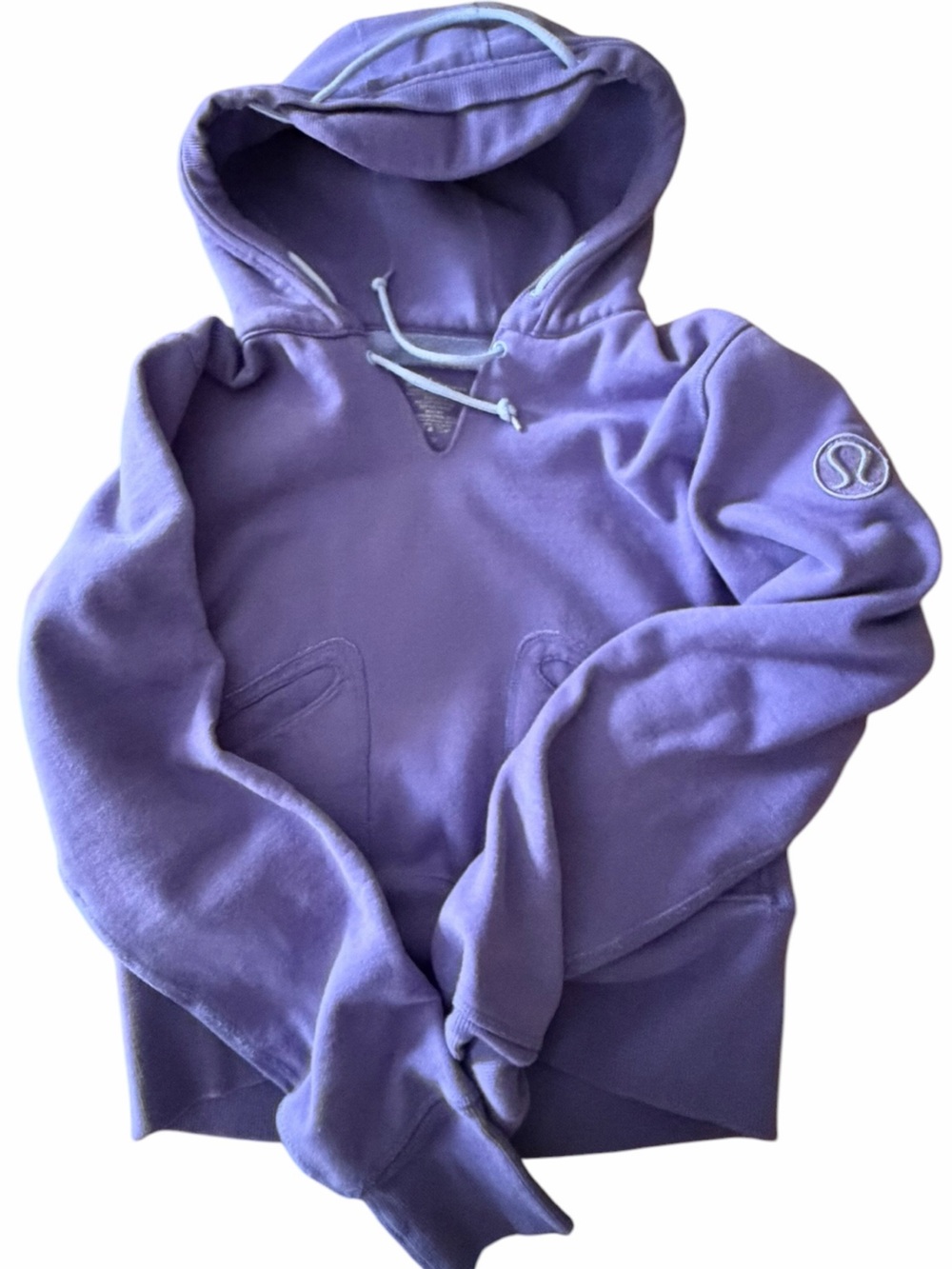 Vintage Lululemon Mauve Hooded Pullover size 12